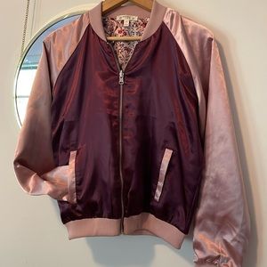 Love Fire Reversible Bomber Jacket